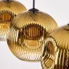 Ripoll Suspension, Boule lumineuse, Suspension Or, Clair, 3 lumières
