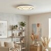Lidor Plafonnier LED Gris, Blanc, 1 lumière, Télécommandes