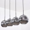 Ripoll Suspension, Boule lumineuse, Suspension Fumé, 4 lumières
