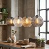 Ripoll Suspension, Boule lumineuse, Suspension Ambre, Clair, Fumé, 4 lumières