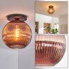 Koyoto Plafonnier, Boule lumineuse 30 cm Cuivré, 1 lumière