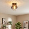 Koyoto Plafonnier, Boule lumineuse 30 cm Clair, Fumé, 1 lumière