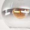 Koyoto Plafonnier, Boule lumineuse 30 cm Clair, Fumé, 1 lumière