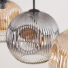 Ripoll Suspension, Boule lumineuse, Suspension Ambre, Clair, Fumé, 3 lumières