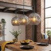 Ripoll Suspension, Boule lumineuse, Suspension Fumé, 3 lumières