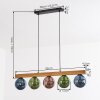 Gastor Suspension, Boule lumineuse, Suspension Écru, Noir, 5 lumières