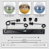 Koyoto Suspension, Boule lumineuse, Suspension Bleu, Or, Vert, Clair, 3 lumières