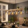 Gastor Suspension, Boule lumineuse, Suspension Écru, Noir, 5 lumières
