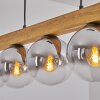 Gastor Suspension, Boule lumineuse, Suspension Écru, Noir, 5 lumières