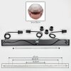Ripoll Suspension, Boule lumineuse, Suspension Clair, Cuivré, 3 lumières