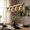 Gastor Suspension, Boule lumineuse, Suspension Écru, Noir, 5 lumières