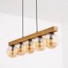 Gastor Suspension, Boule lumineuse, Suspension Écru, Noir, 5 lumières
