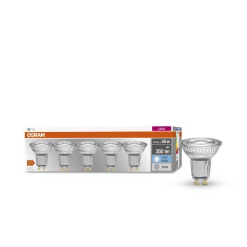 Luminaires Osram GU10 4.3 Watt blanc neutre 350 Lumen
