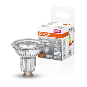 Luminaires Osram GU10 LED 6.9 Watt blanc lumière du jour 620 Lumen