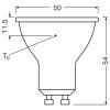 Luminaires Osram GU10 4.5 Watt blanc chaud dimmable 350 Lumen