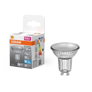Luminaires Osram GU10 LED 2.6 Watt blanc chaud 230 Lumen