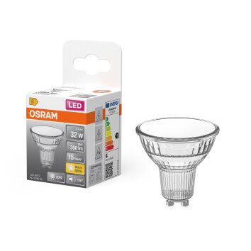 Luminaires Osram GU10 4.3 Watt blanc chaud 350 Lumen
