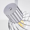 Plafonnier Barakaldo Chrome, Blanc, 2 lumières