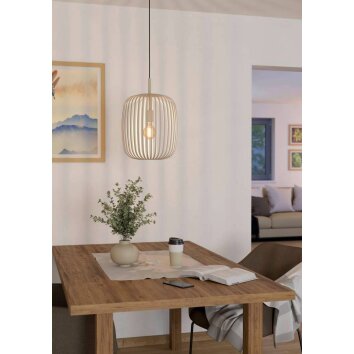 Suspension Eglo ROMAZZINA Sable, 1 lumière