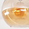 Koyoto Plafonnier, Boule lumineuse 30 cm Ambre, 1 lumière