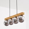 Gastor Suspension, Boule lumineuse, Suspension Écru, Noir, 4 lumières