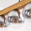 Gastor Suspension, Boule lumineuse, Suspension Écru, Noir, 4 lumières