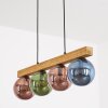 Gastor Suspension, Boule lumineuse, Suspension Écru, Noir, 4 lumières