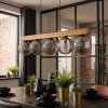 Gastor Suspension, Boule lumineuse, Suspension Écru, Noir, 5 lumières