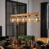 Gastor Suspension, Boule lumineuse, Suspension Écru, Noir, 5 lumières