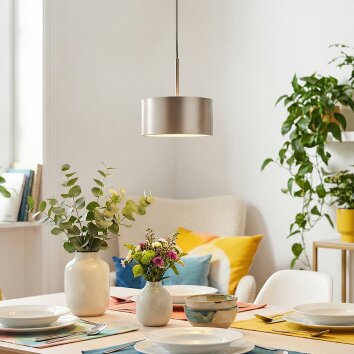 Falor Suspension, Suspension LED Champagne, 1 lumière