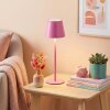 Salgadinho Lampe de table d'extérieur, Lampe à poser LED Rose, 1 lumière