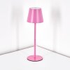 Salgadinho Lampe de table d'extérieur, Lampe à poser LED Rose, 1 lumière