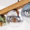 Gastor Suspension, Boule lumineuse, Suspension Écru, Noir, 4 lumières