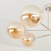 Gastor Plafonnier, Boule lumineuse 80 cm Sable, 6 lumières