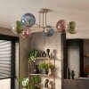 Gastor Plafonnier, Boule lumineuse 80 cm Sable, 6 lumières