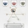 Gastor Plafonnier, Boule lumineuse 80 cm Sable, 6 lumières