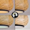 Jelon Plafonnier LED Noir, 1 lumière