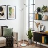 Fenik Lampadaire LED Blanc, 2 lumières