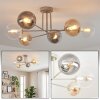 Gastor Plafonnier, Boule lumineuse 80 cm Sable, 6 lumières