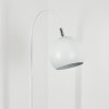 Flisa Lampadaire Chrome, Blanc, 1 lumière