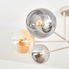 Koyoto Plafonnier, Boule lumineuse 78 cm Sable, 6 lumières