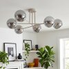 Gastor Plafonnier, Boule lumineuse 80 cm Sable, 6 lumières