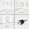 Salgadinho Lampe de table d'extérieur, Lampe à poser LED Blanc, 1 lumière