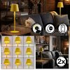 Salgadinho Lampe de table d'extérieur, Lampe à poser LED Jaune, 1 lumière