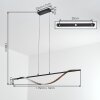 Solir Suspension, Suspension LED Noir, 1 lumière