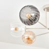 Koyoto Plafonnier, Boule lumineuse 78 cm Sable, 6 lumières