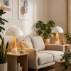 Style champignon  Forgek Lampe à poser Couleur bois, Sable, 1 lumière