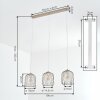 Narla Suspension, Suspension Sable, 3 lumières