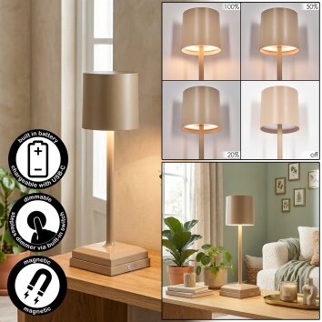 Kaval Lampe à poser LED Sable, 1 lumière