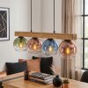 Koyoto Suspension, Boule lumineuse, Suspension Écru, Noir, 4 lumières